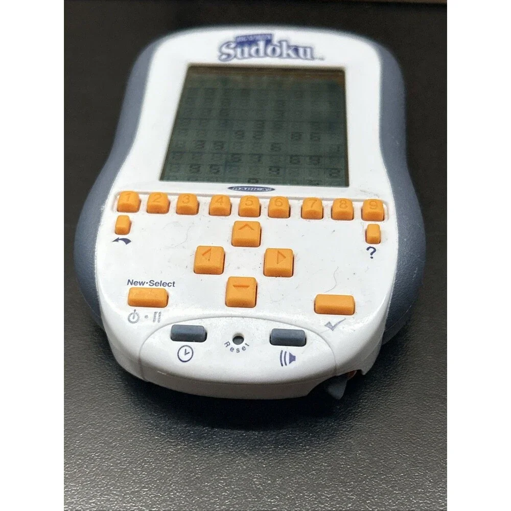 RADICA Big Screen SUDOKU Electronic Handheld Game with Stylus 2005 Works